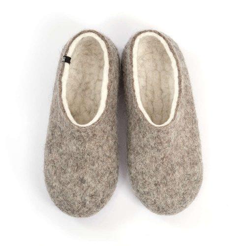 Wooppers – Felted Wool Slippers - felt house shoes - felt cat beds