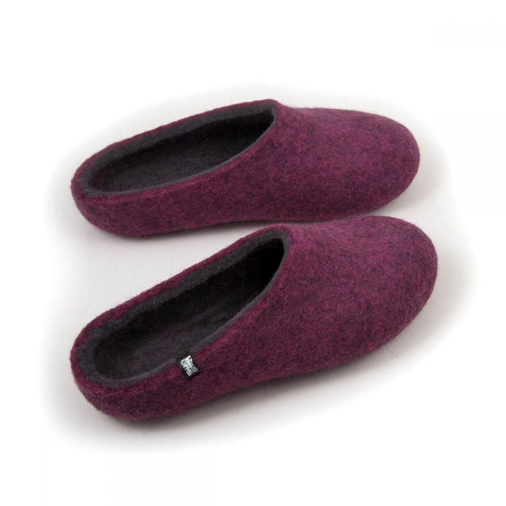 Plum slippers sale